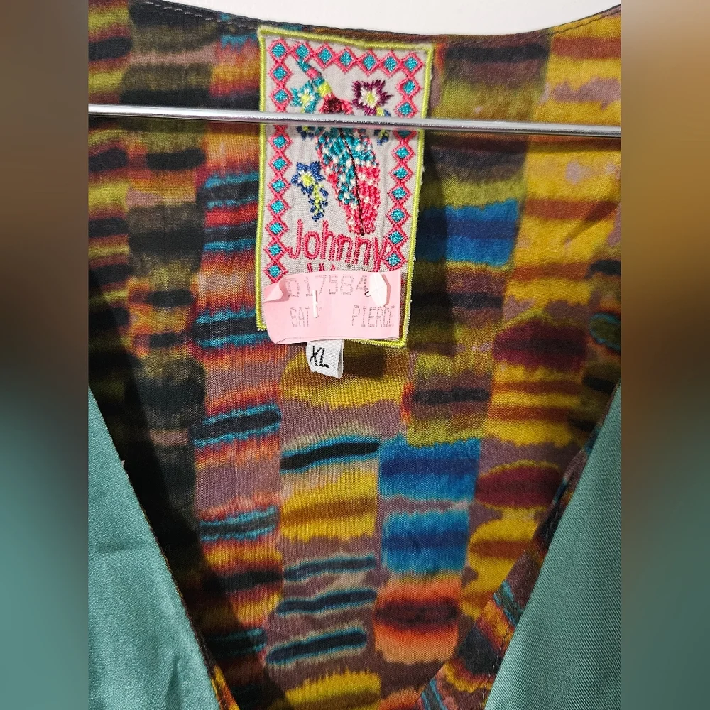 Johnny was rainbow shrug blouse size XL - Picture 11 of 14